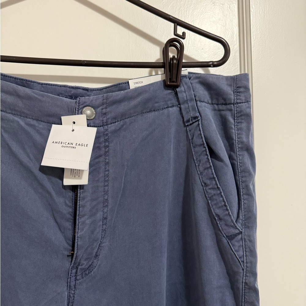 NWT Women’s American Eagle Dreamy Drape Super High-Rise Baggy Wide-Leg Pants - Picture 4 of 7